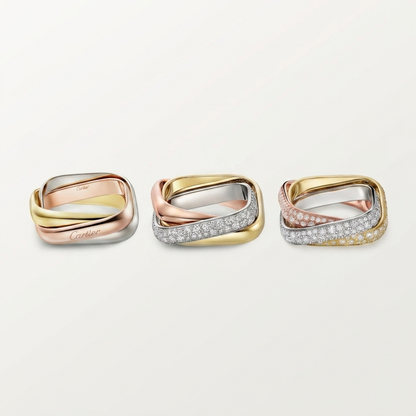[CharmAmor]TRINITY 3.5MM CUSHION RING COLLECTION
