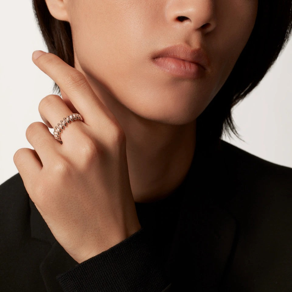 [CharmAmor]CLASH 6.4MM SMALL FULL DIAMOND RING
