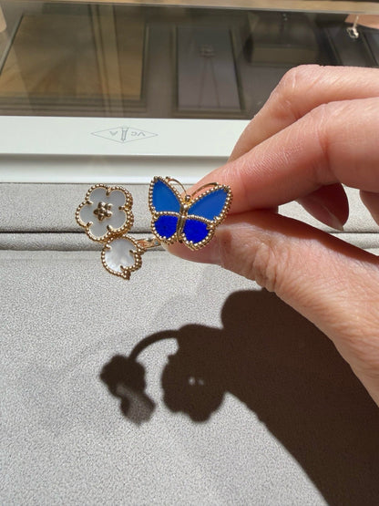 [CharmAmor]LUCKY SPRING BUTTERFLY OPEN-FACE RINGS
