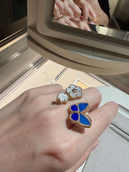 [CharmAmor]LUCKY SPRING BUTTERFLY OPEN-FACE RINGS