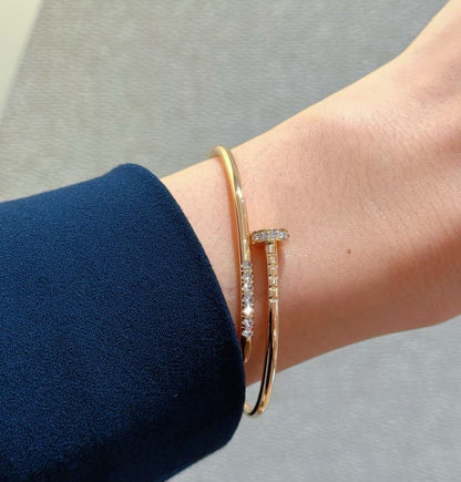 [CharmAmor]JUSTE BRACELET 2.5MM DIAMONDS NEW