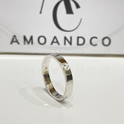 [CharmAmor]LOVE RING 4MM 1 DIAMOND