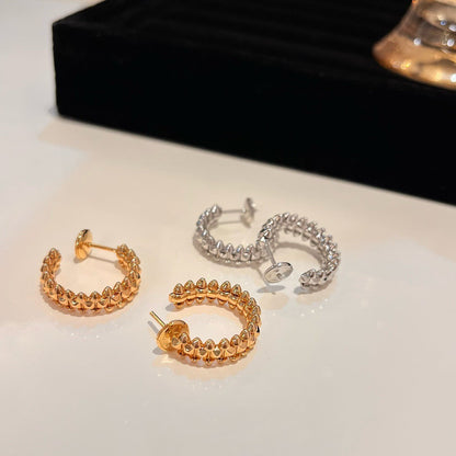[CharmAmor]CLASH SMALL HOOP EARRINGS