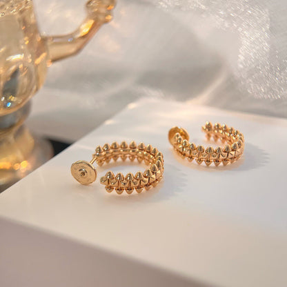 [CharmAmor]CLASH SMALL HOOP EARRINGS