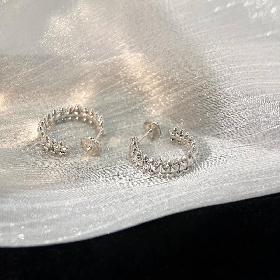 [CharmAmor]CLASH SMALL HOOP EARRINGS