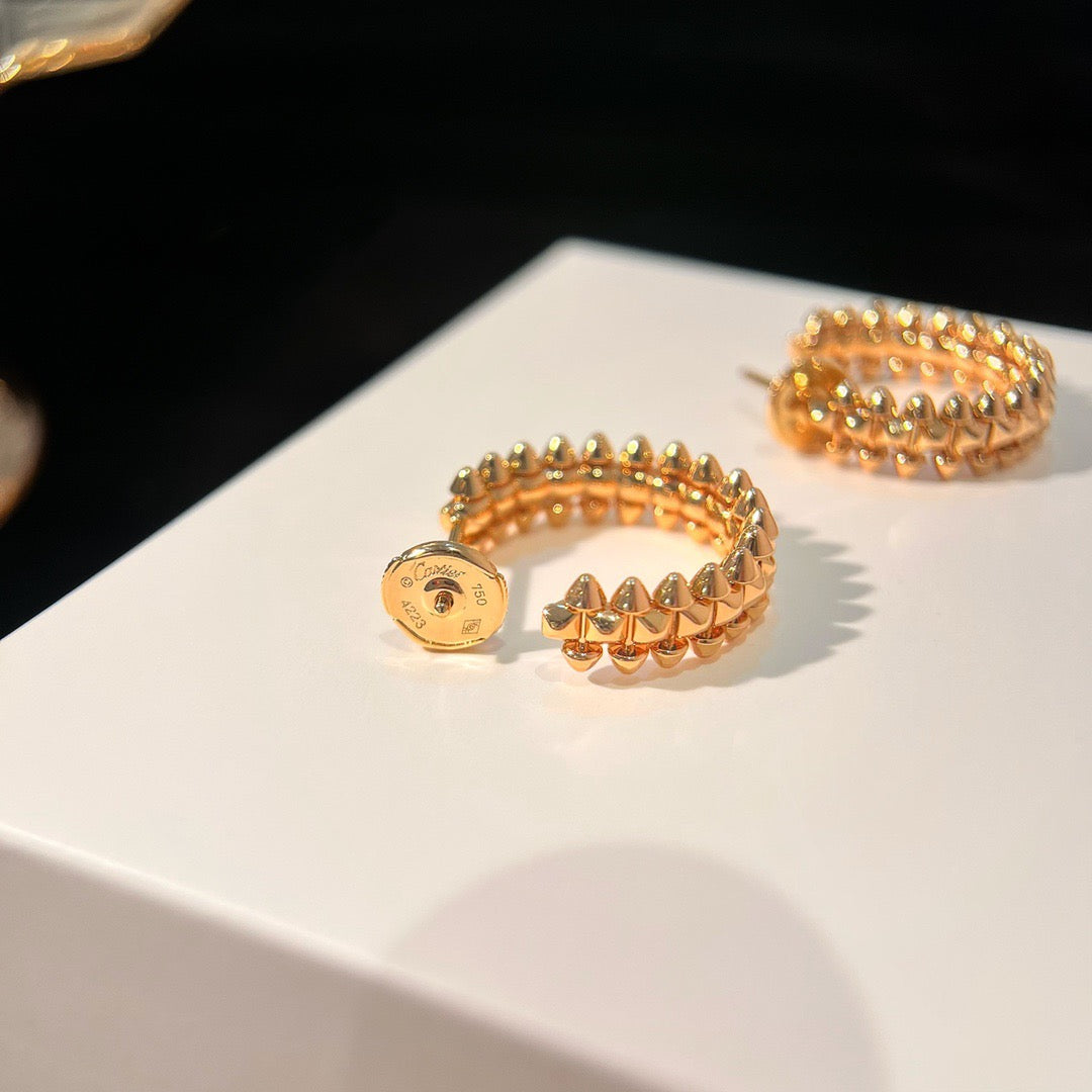 [CharmAmor]CLASH SMALL HOOP EARRINGS