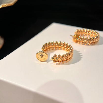 [CharmAmor]CLASH SMALL HOOP EARRINGS