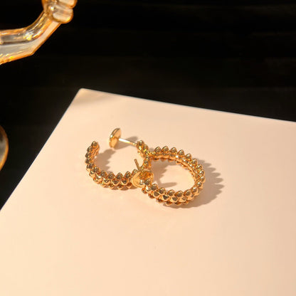 [CharmAmor]CLASH SMALL HOOP EARRINGS