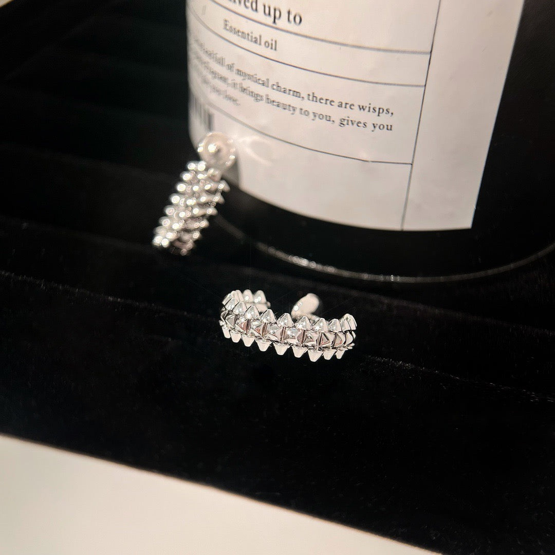 [CharmAmor]CLASH SMALL HOOP EARRINGS