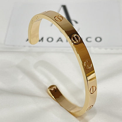 [CharmAmor]LOVE BRACELET 6.1MM OPEN CUFF