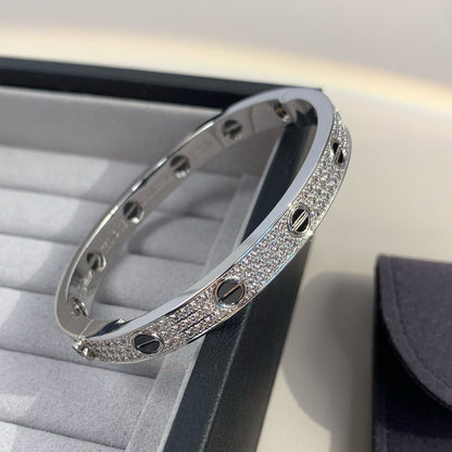 [CharmAmor]LOVE BRACELET 6.1MM DIAMOND-PAVED CERAMIC