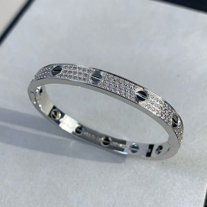 [CharmAmor]LOVE BRACELET 6.1MM DIAMOND-PAVED CERAMIC