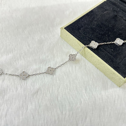 [CharmAmor]CLOVER 6 MOTIF DIAMOND BRACELET