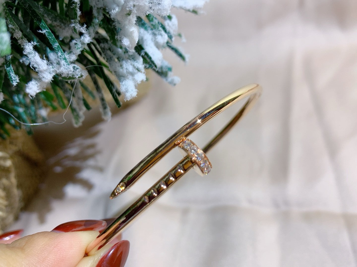 [CharmAmor]JUSTE BRACELET 2.5MM DIAMONDS