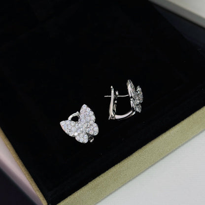 [CharmAmor]BUTTERFLY ALL DIAMOND EARRINGS