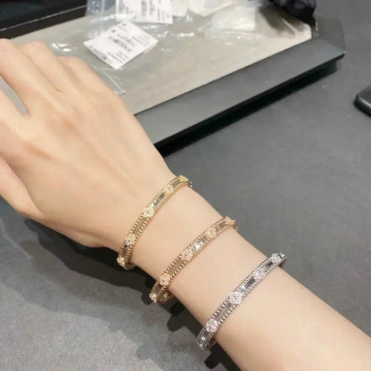 [CharmAmor]CLOVER BRACELET 4MM DIAMONDS
