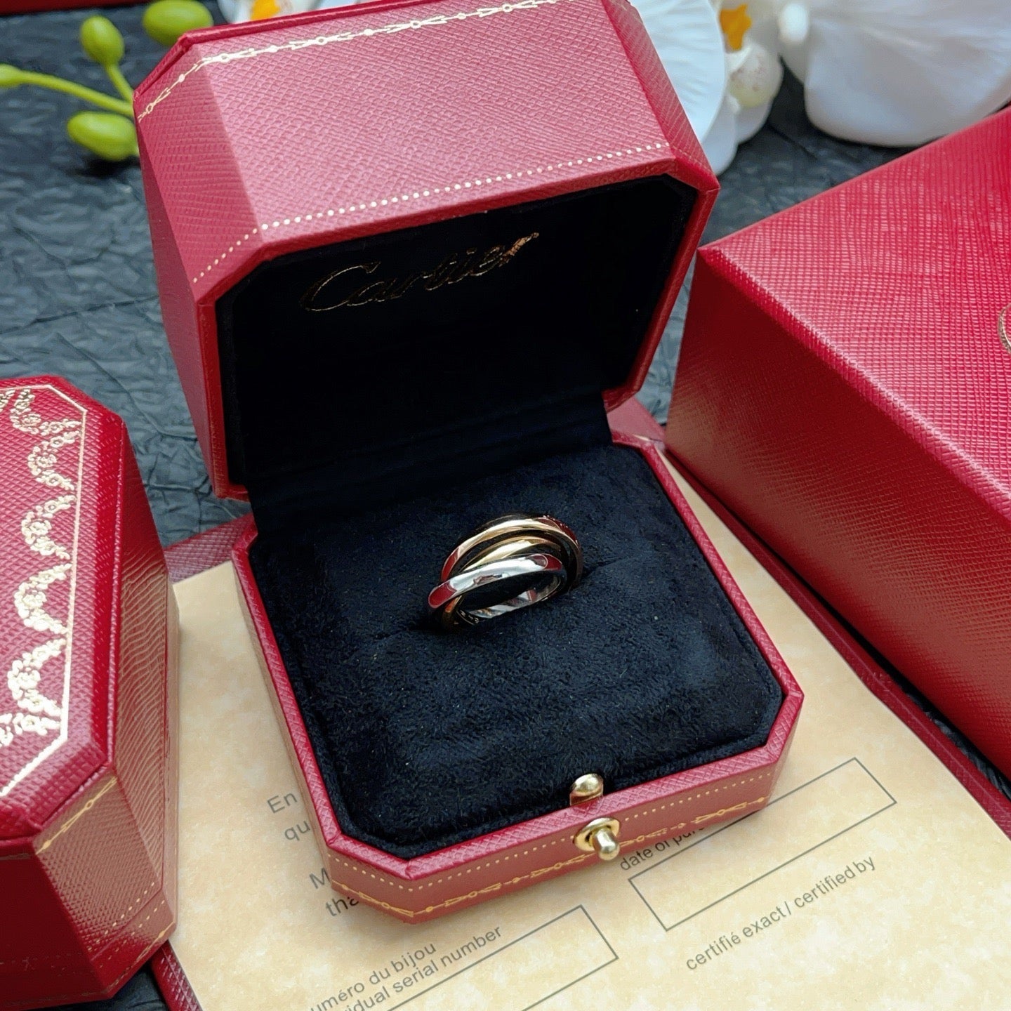 [CharmAmor]TRINITY 3.2MM RING COLLECTION
