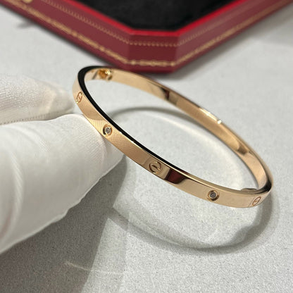 [CharmAmor]LOVE BRACELET 3.65MM 6 DIAMONDS
