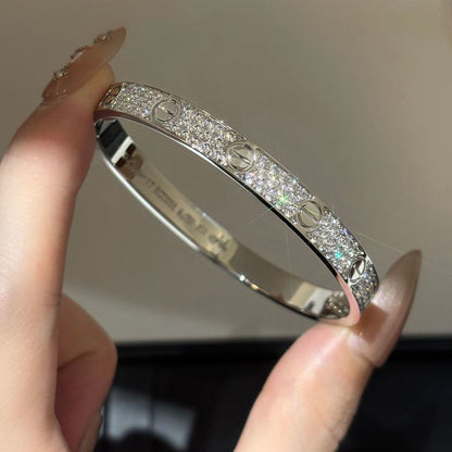[CharmAmor]LOVE BRACELET 6.1MM DIAMOND-PAVED