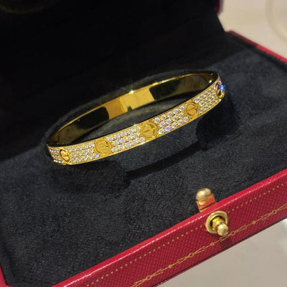 [CharmAmor]LOVE BRACELET 6.1MM DIAMOND-PAVED