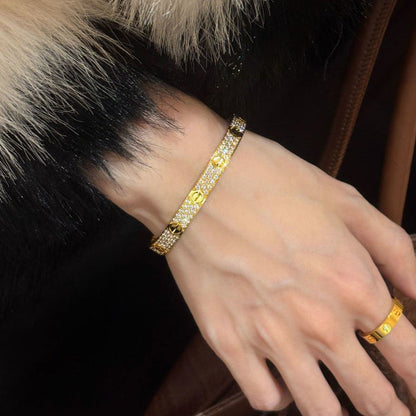 [CharmAmor]LOVE BRACELET 6.1MM DIAMOND-PAVED