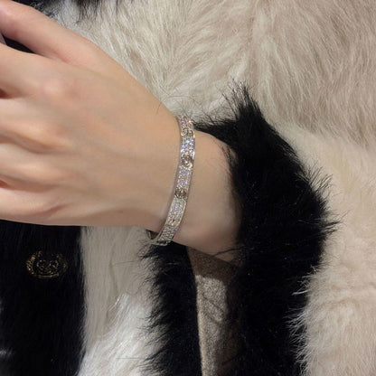 [CharmAmor]LOVE BRACELET 6.1MM DIAMOND-PAVED