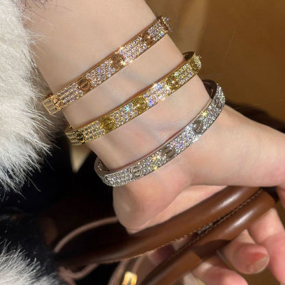 [CharmAmor]LOVE BRACELET 6.1MM DIAMOND-PAVED