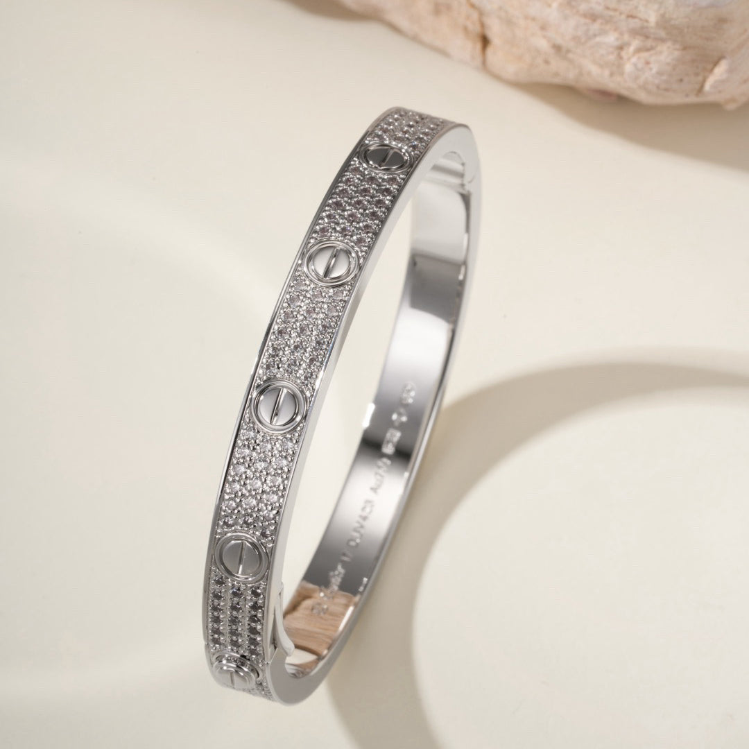 [CharmAmor]LOVE BRACELET 6.1MM DIAMOND-PAVED