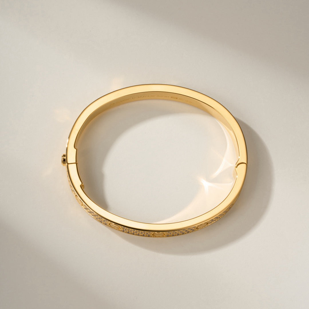 [CharmAmor]LOVE BRACELET 6.1MM DIAMOND-PAVED