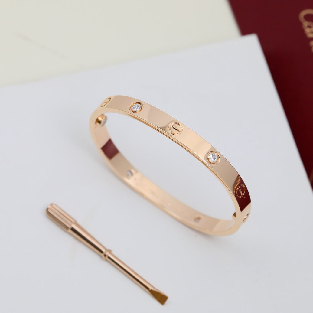 [CharmAmor]LOVE BRACELET 6.1MM 4 DIAMONDS