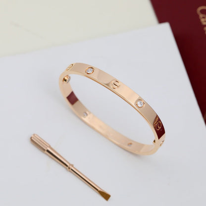 [CharmAmor]LOVE BRACELET 6.1MM 4 DIAMONDS