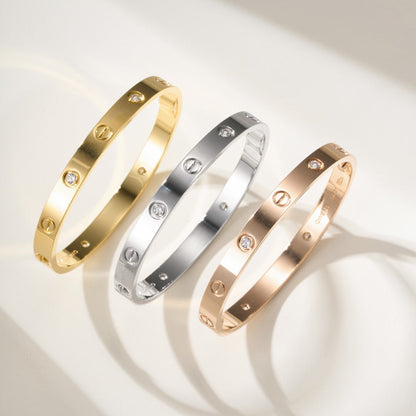 [CharmAmor]LOVE BRACELET 6.1MM 4 DIAMONDS