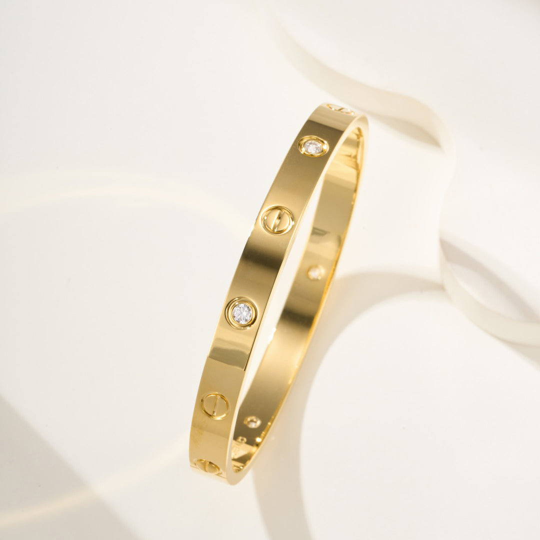 [CharmAmor]LOVE BRACELET 6.1MM 4 DIAMONDS