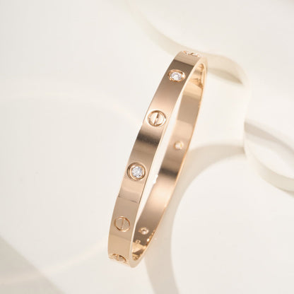 [CharmAmor]LOVE BRACELET 6.1MM 4 DIAMONDS