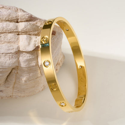 [CharmAmor]LOVE BRACELET 6.1MM 4 DIAMONDS