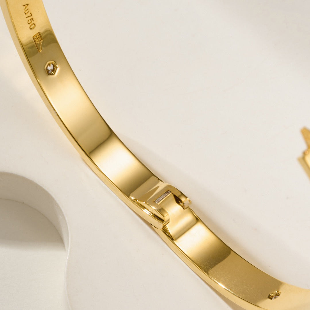 [CharmAmor]LOVE BRACELET 6.1MM 4 DIAMONDS