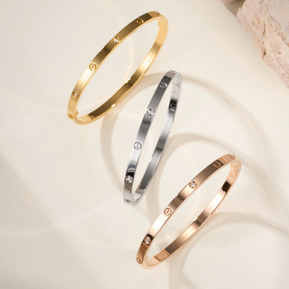 [CharmAmor]LOVE BRACELET 3.65MM 6 DIAMONDS