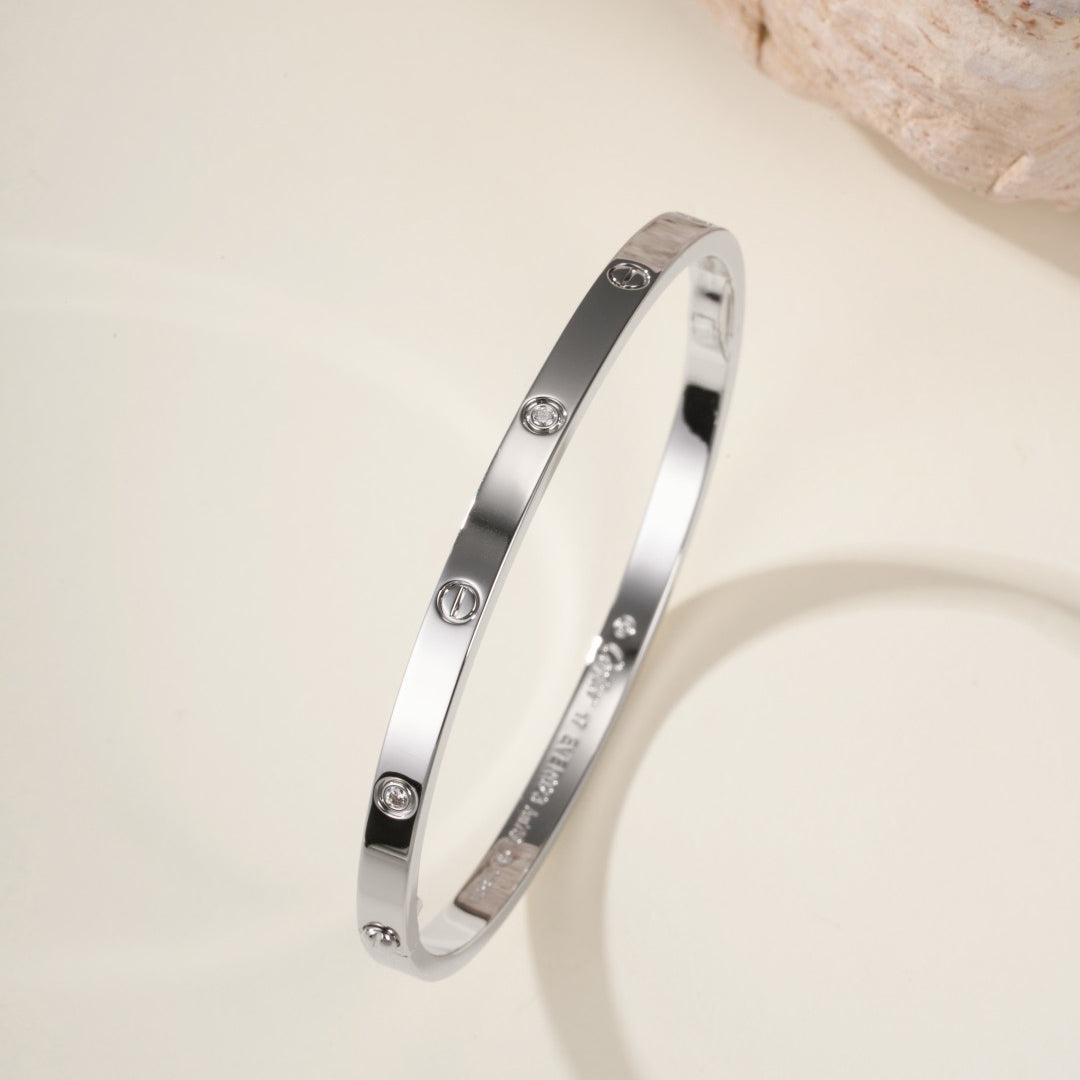 [CharmAmor]LOVE BRACELET 3.65MM 6 DIAMONDS