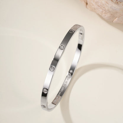 [CharmAmor]LOVE BRACELET 3.65MM 6 DIAMONDS