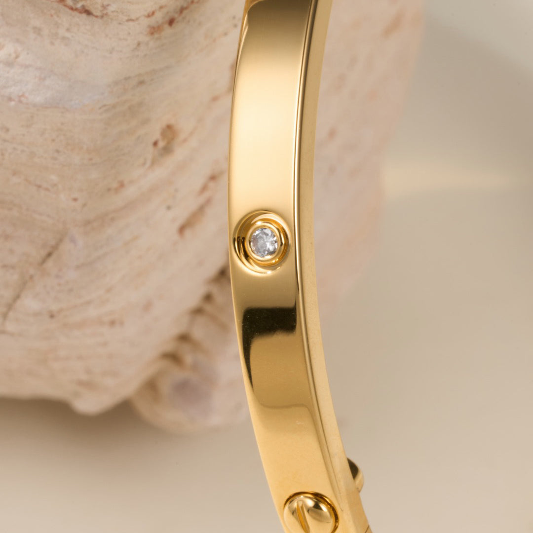 [CharmAmor]LOVE BRACELET 3.65MM 6 DIAMONDS