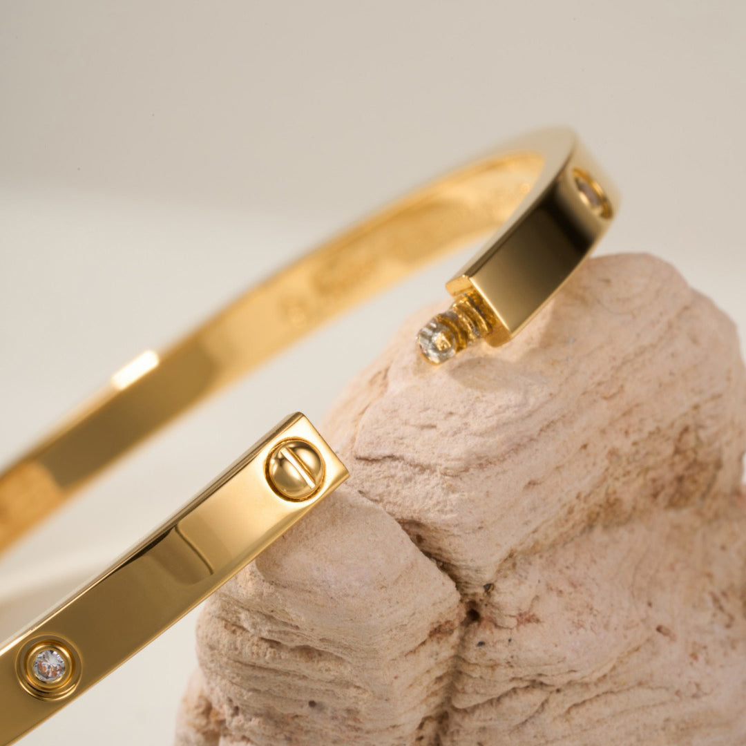 [CharmAmor]LOVE BRACELET 3.65MM 6 DIAMONDS