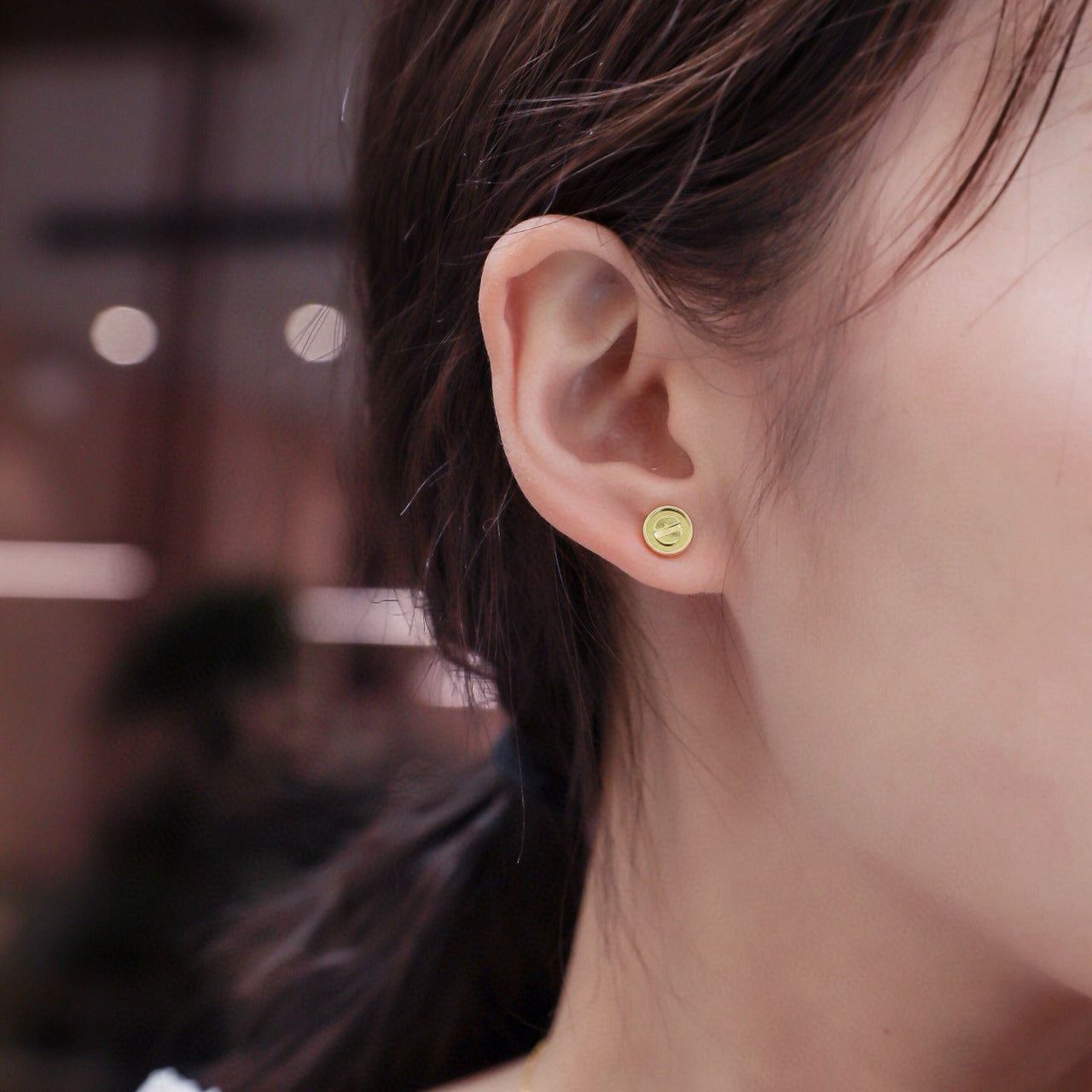 [CharmAmor]LOVE EARRINGS 7.2MM
