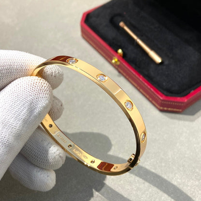 [CharmAmor]LOVE BRACELET 6.1MM 10 DIAMONDS