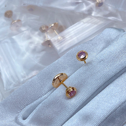 [CharmAmor]DAMOUR PING DIAMOND EARRINGS