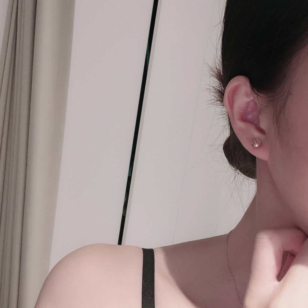 [CharmAmor]DAMOUR PING DIAMOND EARRINGS