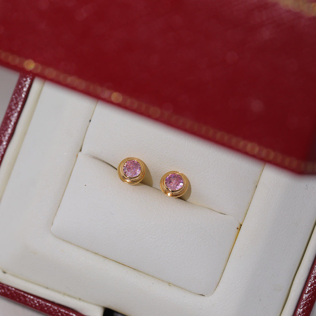 [CharmAmor]DAMOUR PING DIAMOND EARRINGS