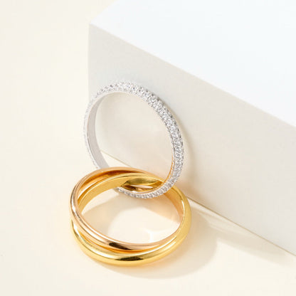 [CharmAmor]TRINITY 2.5MM RING COLLECTION