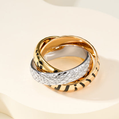 [CharmAmor]TRINITY  RING LEOPARD PRINT