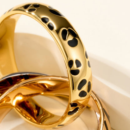[CharmAmor]TRINITY  RING LEOPARD PRINT