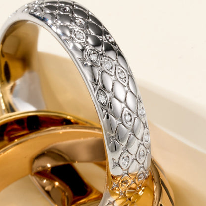 [CharmAmor]TRINITY  RING LEOPARD PRINT